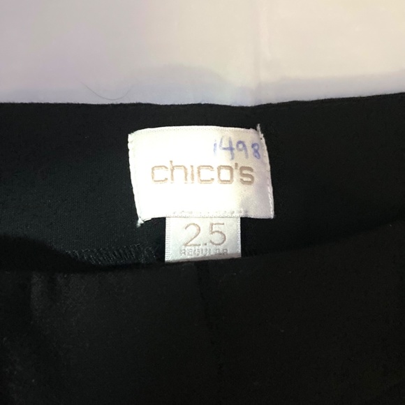 EUC Chico’s Wide Leg Gold Studded Dress Pants - Picture 7 of 10